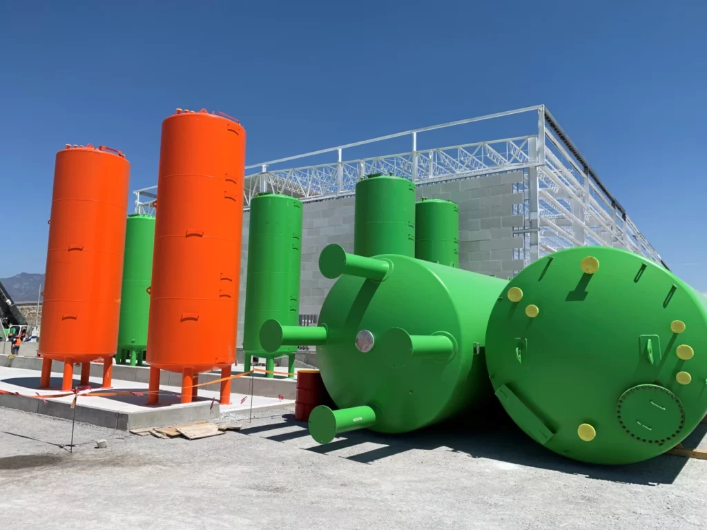 Zbiorniki na poliole i na izocyjaniany