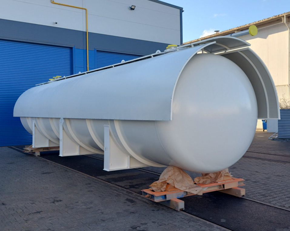 Zbiornik na dwusiarczek węgla